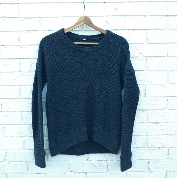 Lululemon Yogi Crew Merino Sweater Grey - Picture 3 of 6